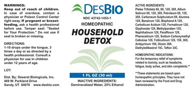 Household Detox (Dsrt0721 Household Detox)